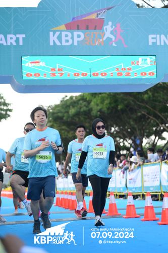 Race photo from KBP City Run 2024