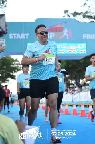 Race photo from KBP City Run 2024