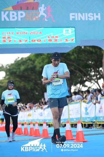 Race photo from KBP City Run 2024