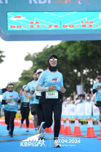 Race photo from KBP City Run 2024