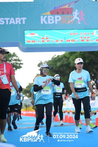 Race photo from KBP City Run 2024
