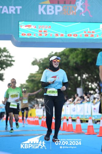 Race photo from KBP City Run 2024