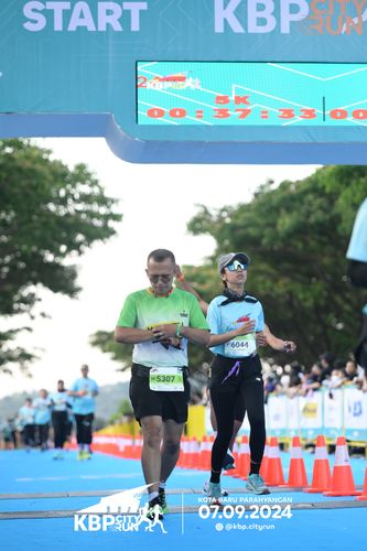 Race photo from KBP City Run 2024