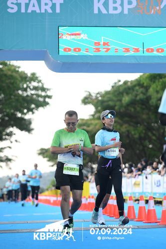 Race photo from KBP City Run 2024