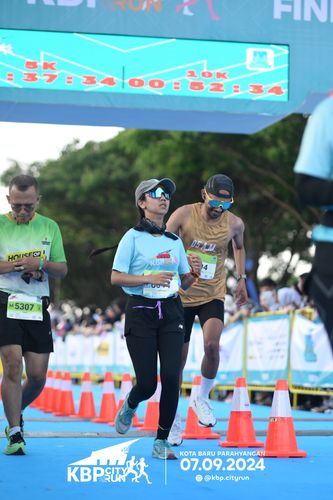Race photo from KBP City Run 2024