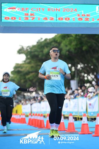 Race photo from KBP City Run 2024