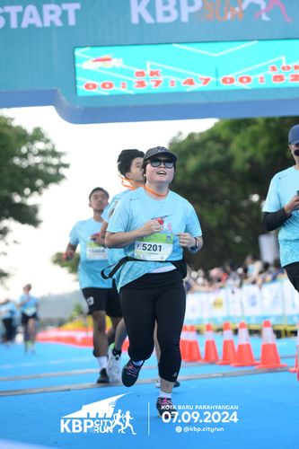 Race photo from KBP City Run 2024