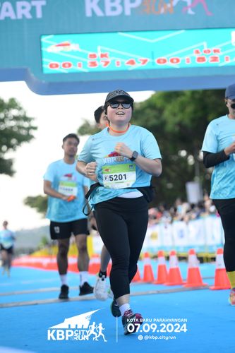Race photo from KBP City Run 2024
