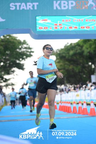 Race photo from KBP City Run 2024