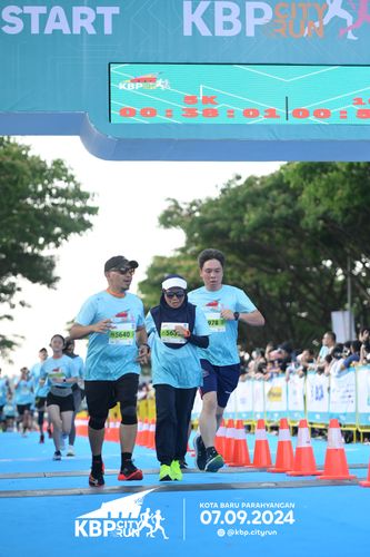 Race photo from KBP City Run 2024