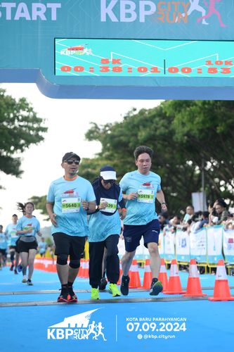 Race photo from KBP City Run 2024