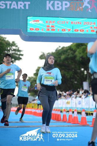 Race photo from KBP City Run 2024