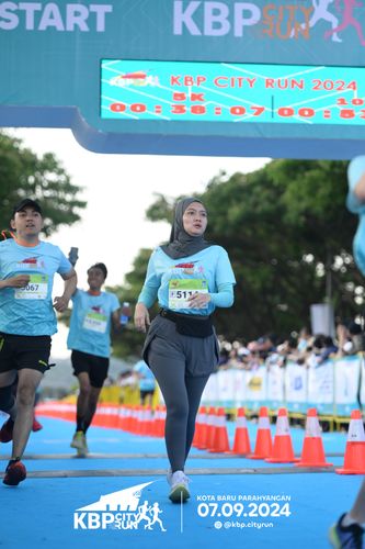 Race photo from KBP City Run 2024