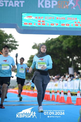 Race photo from KBP City Run 2024