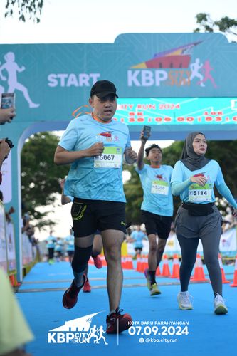 Race photo from KBP City Run 2024