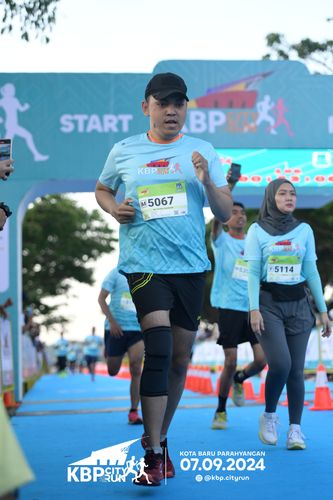 Race photo from KBP City Run 2024