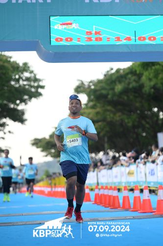 Race photo from KBP City Run 2024