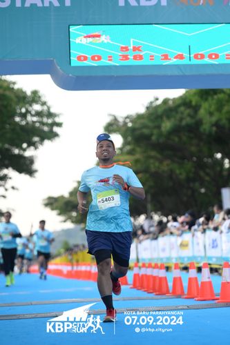 Race photo from KBP City Run 2024