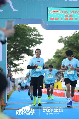Race photo from KBP City Run 2024