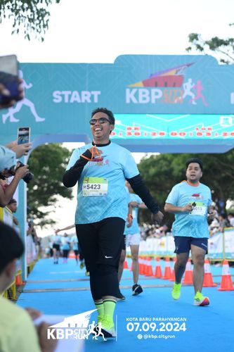 Race photo from KBP City Run 2024