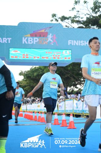 Race photo from KBP City Run 2024