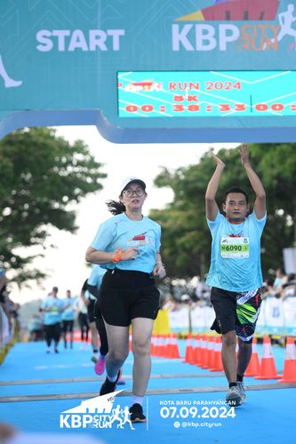 Race photo from KBP City Run 2024