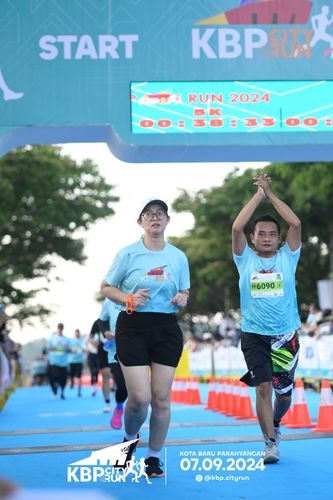 Race photo from KBP City Run 2024