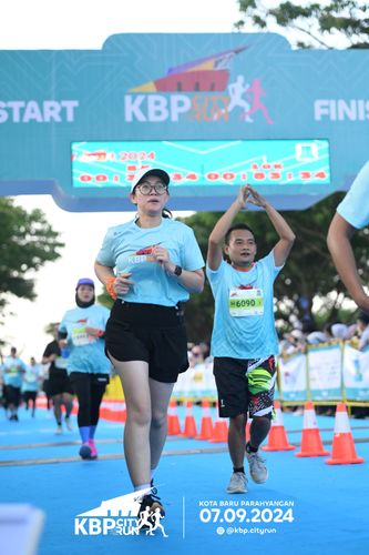 Race photo from KBP City Run 2024