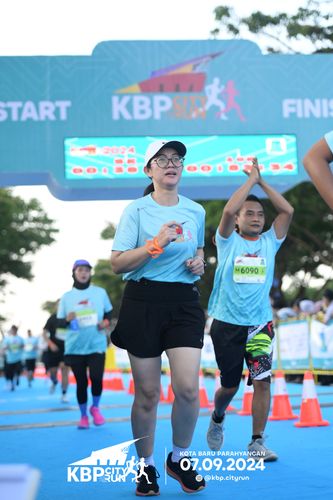 Race photo from KBP City Run 2024