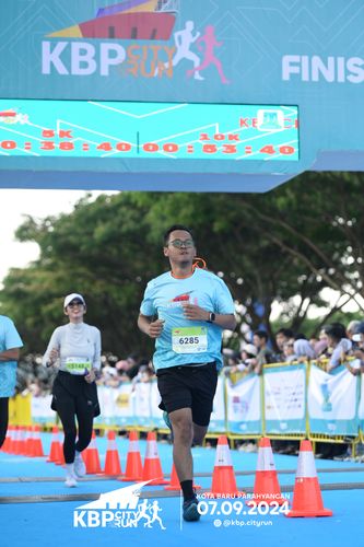 Race photo from KBP City Run 2024