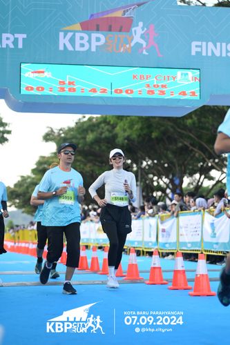Race photo from KBP City Run 2024