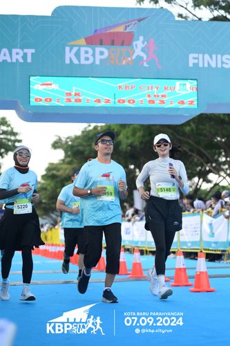 Race photo from KBP City Run 2024