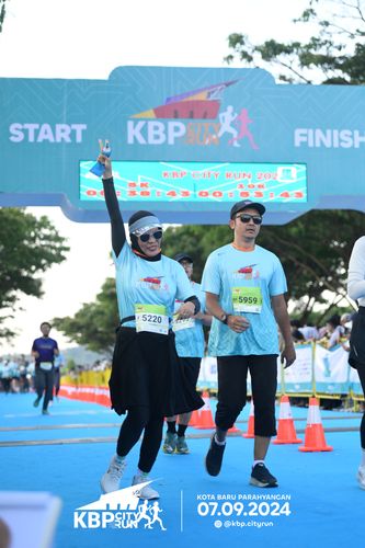 Race photo from KBP City Run 2024