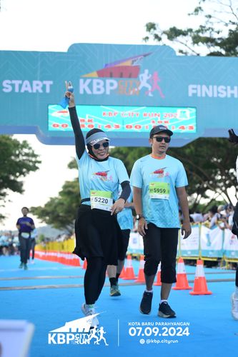 Race photo from KBP City Run 2024