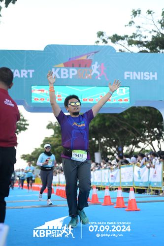 Race photo from KBP City Run 2024