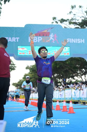 Race photo from KBP City Run 2024