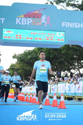 Race photo from KBP City Run 2024