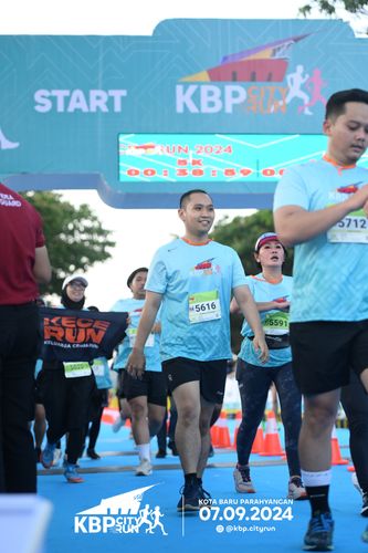 Race photo from KBP City Run 2024