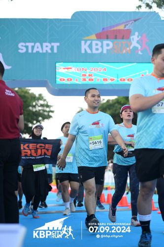 Race photo from KBP City Run 2024