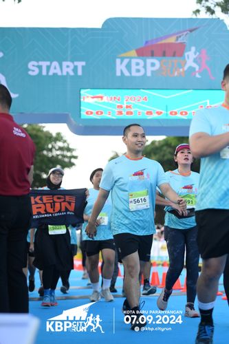 Race photo from KBP City Run 2024