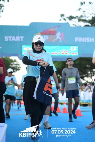 Race photo from KBP City Run 2024