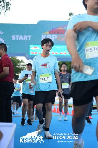 Race photo from KBP City Run 2024