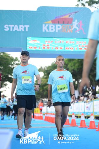 Race photo from KBP City Run 2024