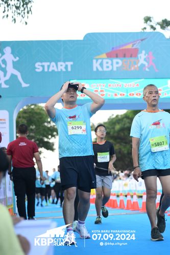 Race photo from KBP City Run 2024