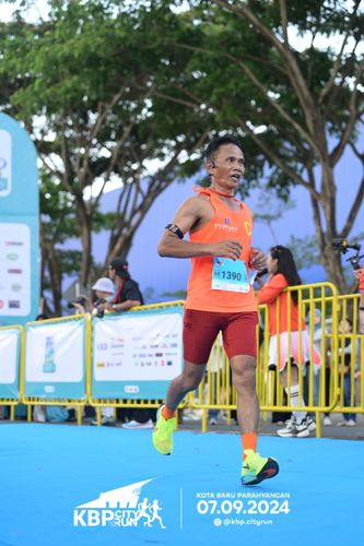 Race photo from KBP City Run 2024