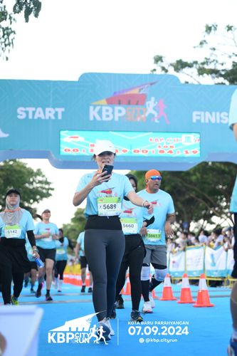 Race photo from KBP City Run 2024