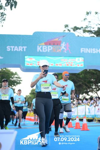 Race photo from KBP City Run 2024