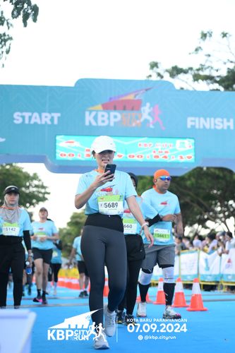 Race photo from KBP City Run 2024
