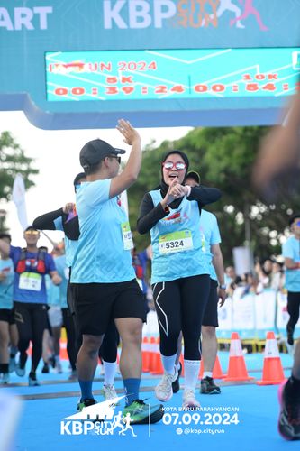 Race photo from KBP City Run 2024