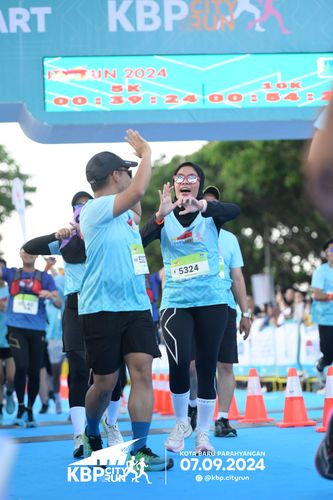 Race photo from KBP City Run 2024